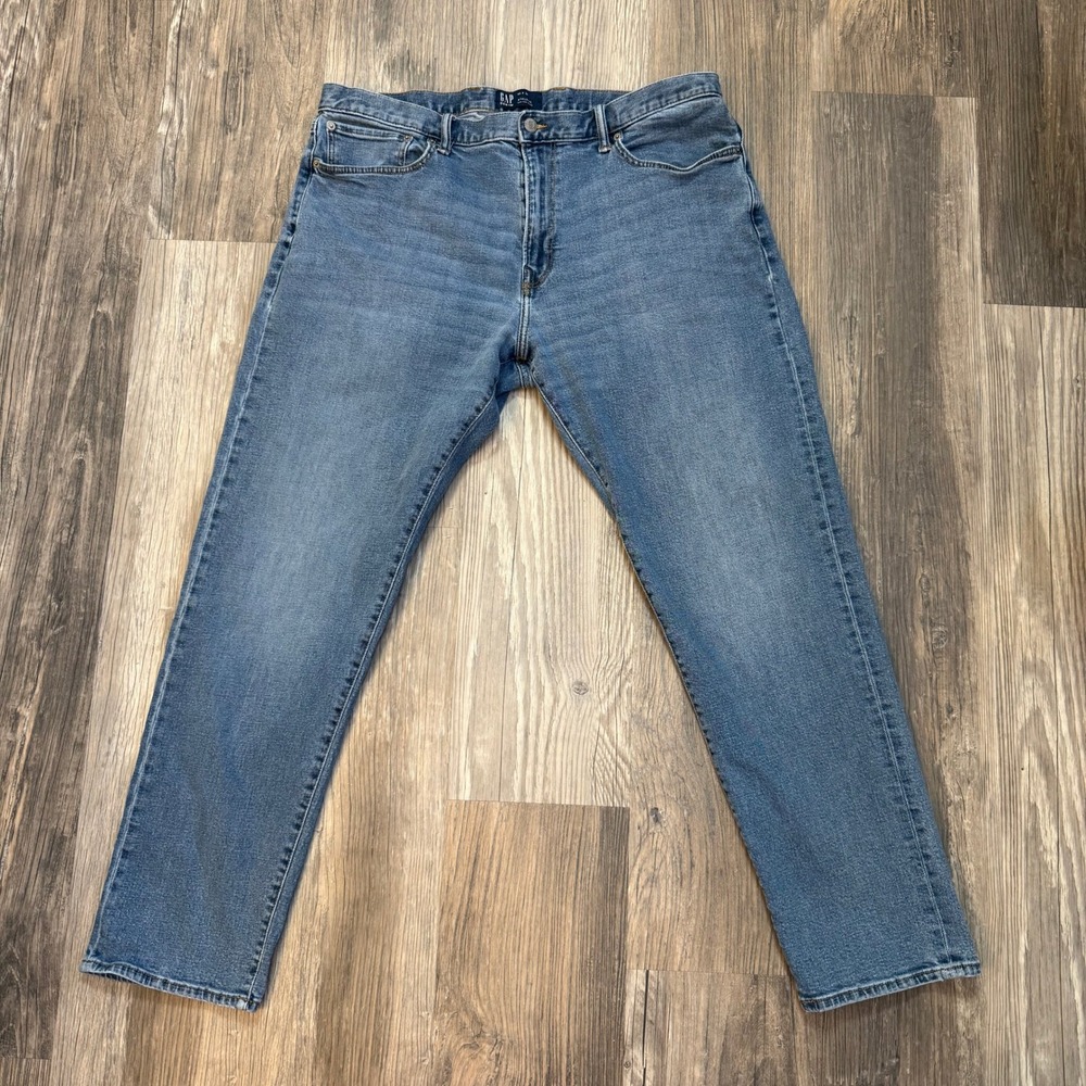 GAP Athletic Fit Jeans Mens 40x33 Blue Denim Straight Leg‎ Pants